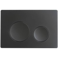 Кнопка смыва для унитаза Veconi Flush V2 пластик, цвет матовый черный