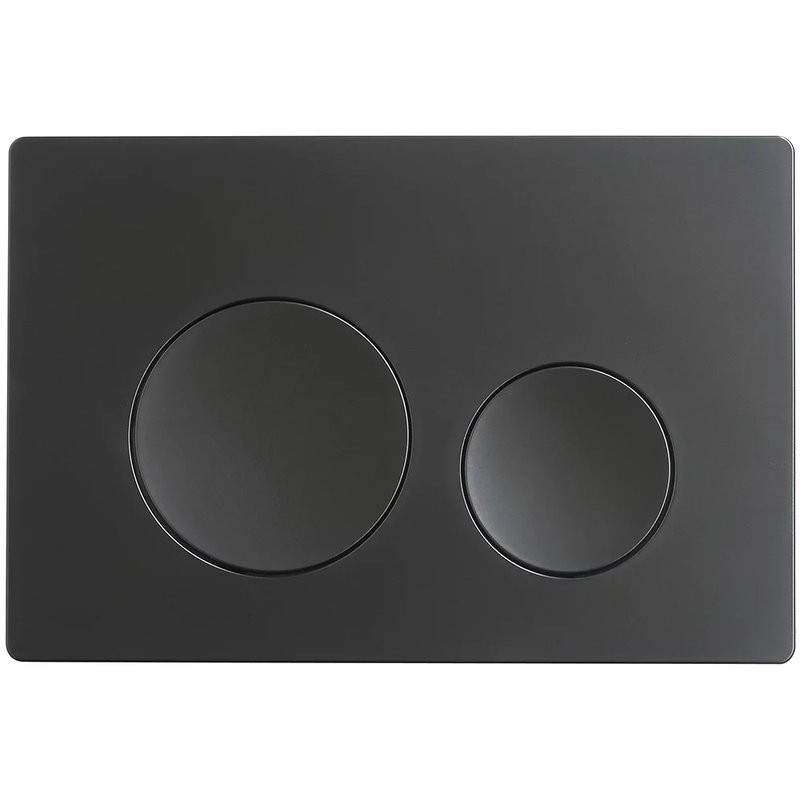 Кнопка смыва для унитаза Veconi Flush V2 пластик, цвет матовый черный