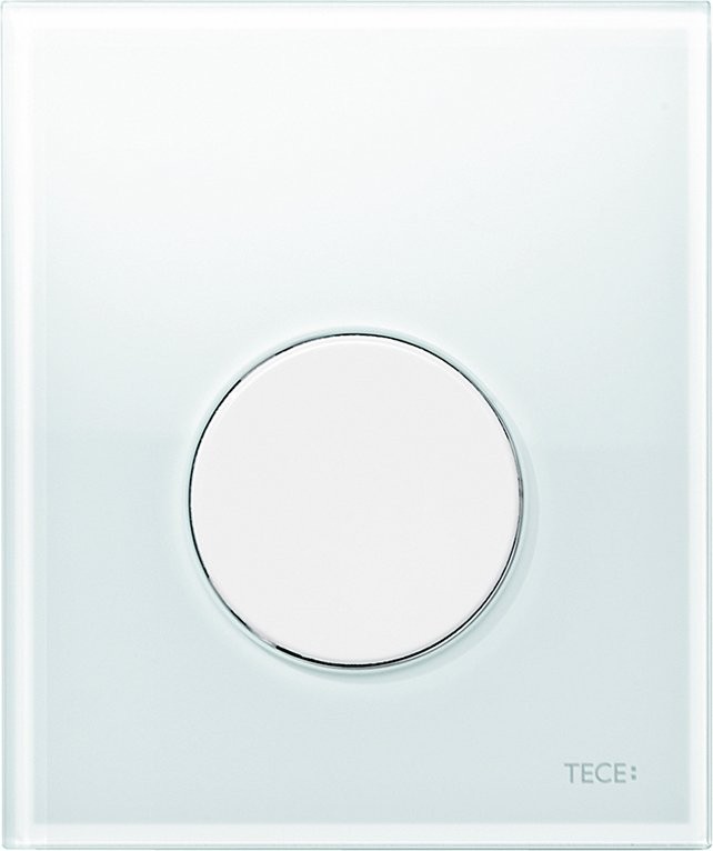 Кнопка смыва TECE Loop Urinal 9242650 белое стекло