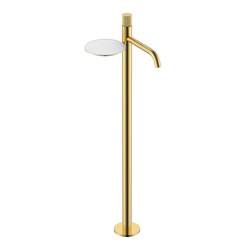 Напольный смеситель для раковины Boheme Stick 120-GG.3 gold linea