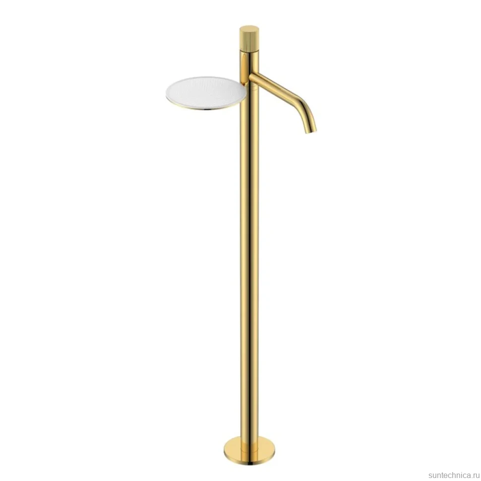 Напольный смеситель для раковины Boheme Stick 120-GG.3 gold linea