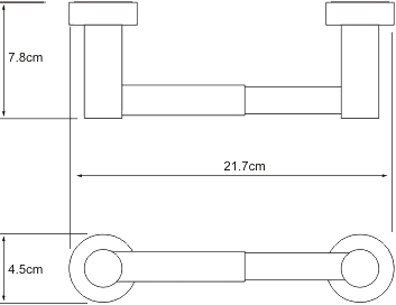 Держатель туалетной бумаги Wasserkraft Donau K-9422