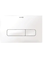 Кнопка смыва для унитаза Kludi Unifix 30PP0153 пластик, цвет матовый белый