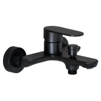 Смеситель для ванны с душем Splendy Rest RE203N2K215BM черный матовый
