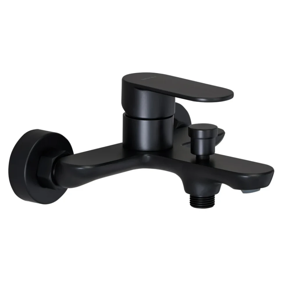 Смеситель для ванны с душем Splendy Rest RE203N2K215BM черный матовый