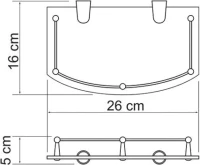 Полка Wasserkraft K-588 Полка Wasserkraft K-588