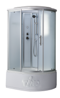 Душевая кабина Timo Standart T-6610SL Silver L с высоким поддоном