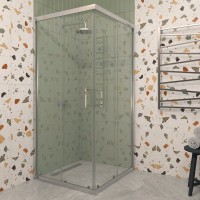 Душевой уголок EvaGold EG3C 90х90, профиль хром, прозрачное стекло