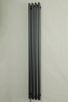 Полотенцесушитель электрический Сунержа Кантата 4.0 31-0886-1259 120x20 см, подключение слева, скрытое подключение слева, матовый черный, I-образный