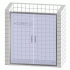 Душевая дверь в нишу Kubele DE019 D4-MAT-BLMT 185 см, профиль матовый черный