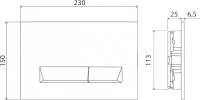 Инсталляция Инсталляция BelBagno BB002-80 + Кнопка Marmi BB009-MR-BIANCO белая