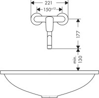 Смеситель для кухни Hansgrohe Logis 71836000