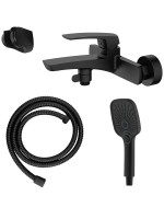 Смеситель для ванны с душем AZARIO Conda AZ-K3011B черный матовый