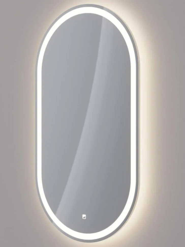 Зеркало Dreja Luno 55x100 белое