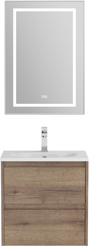 Мебель для ванной комнаты BelBagno Kraft 39 50 rovere tabacco, раковина BB-8099-3-50