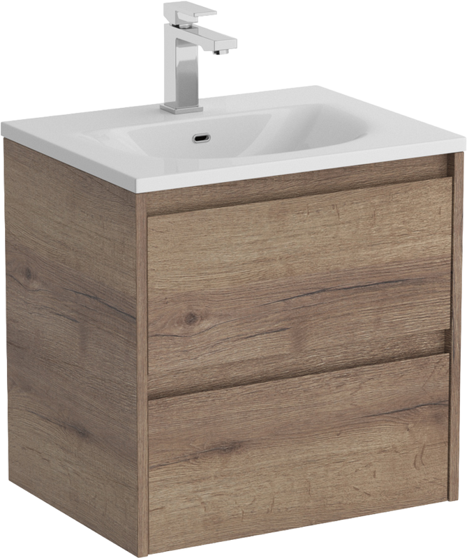 Мебель для ванной комнаты BelBagno Kraft 39 50 rovere tabacco, раковина BB-8099-3-50