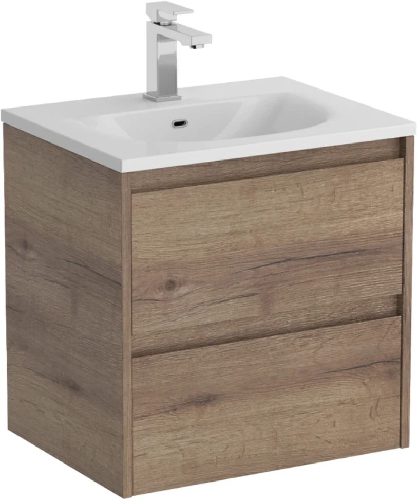 Мебель для ванной комнаты BelBagno Kraft 39 50 rovere tabacco, раковина BB-8099-3-50