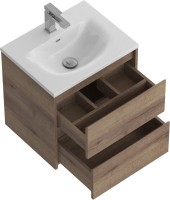 Мебель для ванной комнаты BelBagno Kraft 39 50 rovere tabacco, раковина BB-8099-3-50