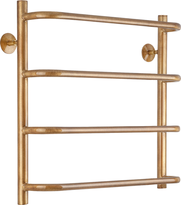 Полотенцесушитель водяной Secado Мерида 1 55x55 см, бронза, лесенка, латунь