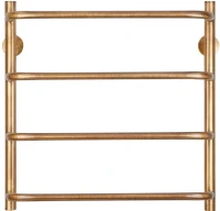 Полотенцесушитель водяной Secado Мерида 1 55x55 см, бронза, лесенка, латунь