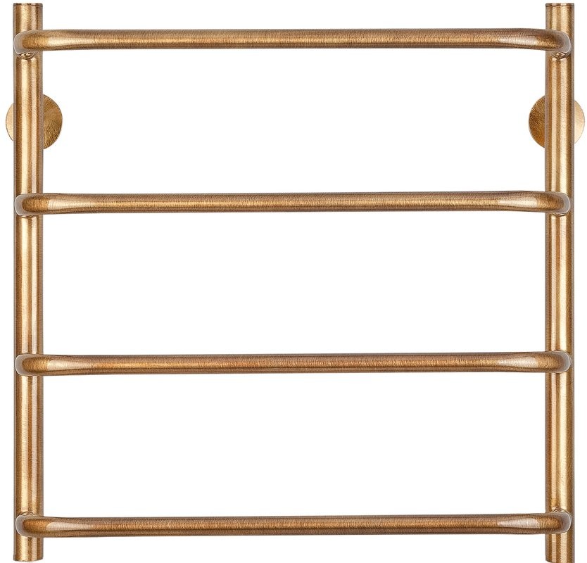 Полотенцесушитель водяной Secado Мерида 1 55x55 см, бронза, лесенка, латунь