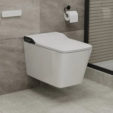 Умный унитаз подвесной Grossman Смарт GR-5702 глянцевый белый