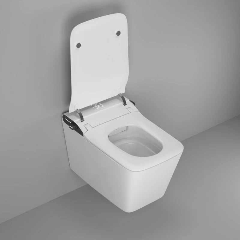 Умный унитаз подвесной Grossman Смарт GR-5702 глянцевый белый