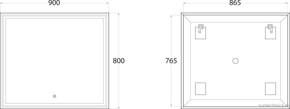 Мебель для ванной комнаты Art&Max Family 90, напольная, Cemento Veneto