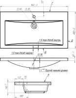 Мебель для ванной комнаты Art&Max Family 90, напольная, Cemento Veneto