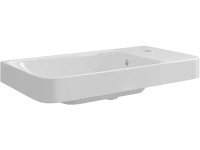 Консоль с раковиной STWORKI Эстфолл 55, черный муар 11054-KL