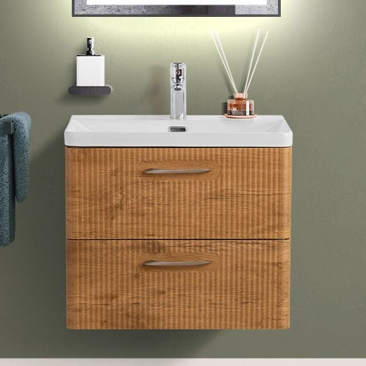 Тумба под раковину BelBagno Due 50 подвесная, rovere nature