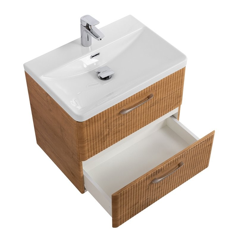 Тумба под раковину BelBagno Due 50 подвесная, rovere nature