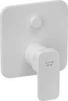 Встраиваемый смеситель для душа и ванны Kludi Renon 427595375 белый матовый