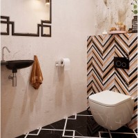 Система инсталляции для унитазов Lavinia Boho RelFix 77020020 4 в 1 с кнопкой смыва, матовый черный, хром