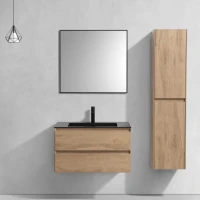 Мебель для ванной комнаты Vincea Luka 80 2 ящика, натуральный дуб