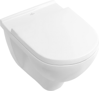 Унитаз подвесной Villeroy & Boch O.Novo 5660HRR1 alpin, безободковый
