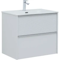 Тумба с раковиной Aquanet Вита 70 подвесная, белая матовая