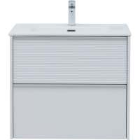 Тумба с раковиной Aquanet Вита 70 подвесная, белая матовая