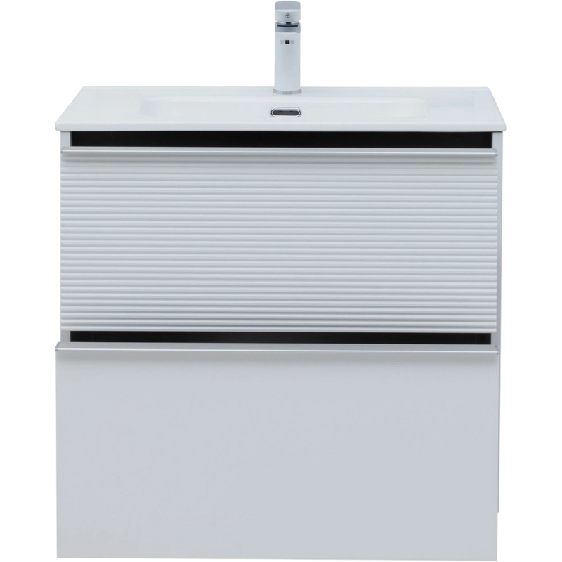 Тумба с раковиной Aquanet Вита 70 подвесная, белая матовая