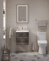 Тумба с раковиной BelBagno Kraft 39 50 pino pasadena, раковина BB-8099-3-50