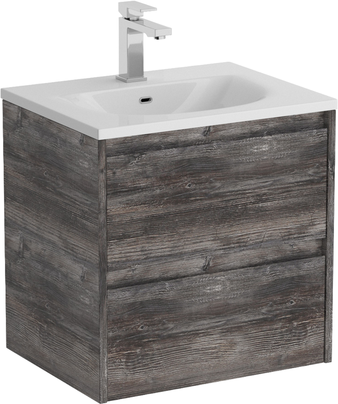 Тумба с раковиной BelBagno Kraft 39 50 pino pasadena, раковина BB-8099-3-50