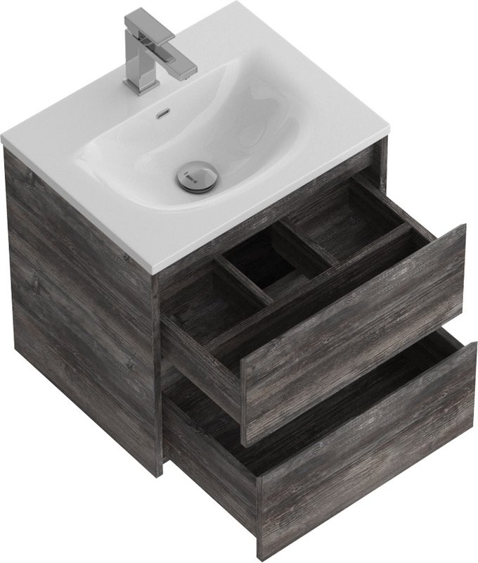 Тумба с раковиной BelBagno Kraft 39 50 pino pasadena, раковина BB-8099-3-50