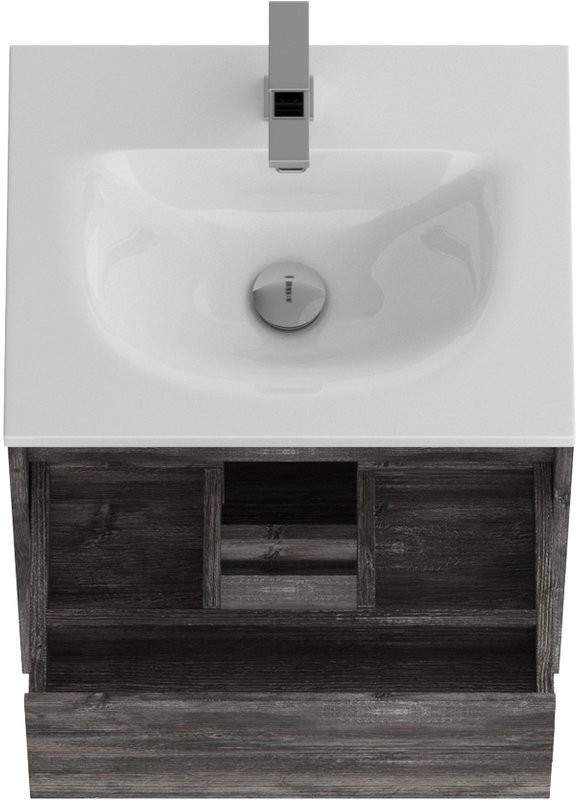 Тумба с раковиной BelBagno Kraft 39 50 pino pasadena, раковина BB-8099-3-50