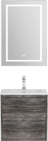 Тумба с раковиной BelBagno Kraft 39 50 pino pasadena, раковина BB-8099-3-50