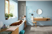 Термостатический смеситель Hansgrohe Ecostat E 15774000 для ванны с душем Термостатический смеситель Hansgrohe Ecostat E 15774000 для ванны с душем