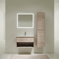 Мебель для ванной комнаты Sancos Marmi 1.0 80 дуб галифакс натуральный