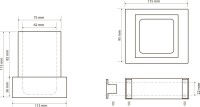 Стакан Bemeta Gamma 145511012