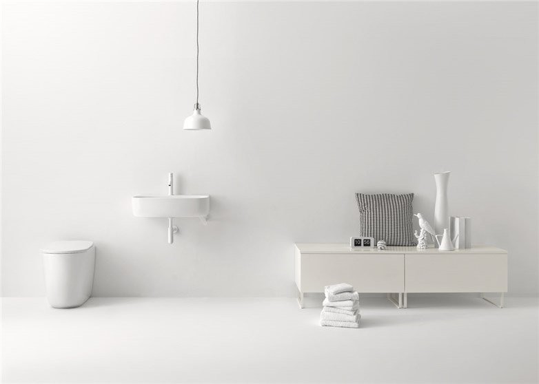 Унитаз приставной напольный Kerasan Nolita 531830 белый матовый