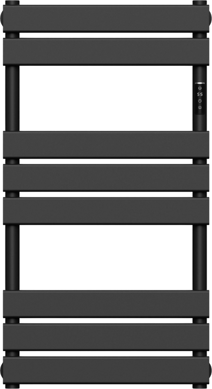 Полотенцесушитель электрический Bauedge Spectrum AF0019 40x95, черный матовый