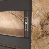 Полотенцесушитель электрический Bauedge Spectrum AF0019 40x95, черный матовый